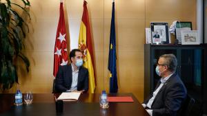 Ignacio Aguado se reúne con el presidente de la FMM, Guillermo Hita