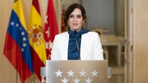 La presidenta de la Comunidad de Madrid, Isabel Díaz Ayuso