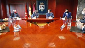 Ignacio Aguado durante el acto