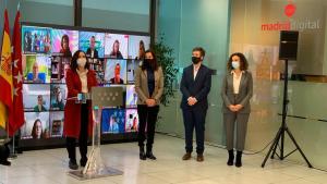 Imagen de la presentación durante la presentación de Factoría Digital 3