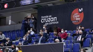 Aguado asiste a la final de la Copa del Rey de Baloncesto en el WiZink Center
