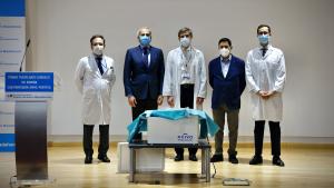 El consejero de Sanidad en funciones ha presentado el dipositivo X-vivo cardiaco puesto en marcha en el Hospital Puerta del Hierro
