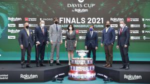 Isabel Díaz Ayuso ha presentado las finales de la Copa Davis 2021