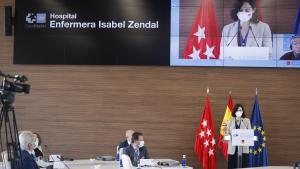 Díaz Ayuso ha inaugurado el Primer Encuentro Internacional sobre COVID-19 en el Hospital Enfermera Isabel Zendal