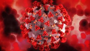 Imagen del virus SARS-CoV-2