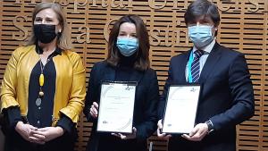Recibimiento de las certificaciones