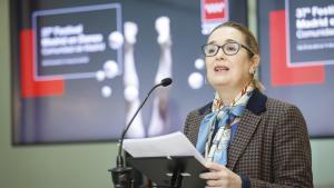 La consejera durante la presentación del evento