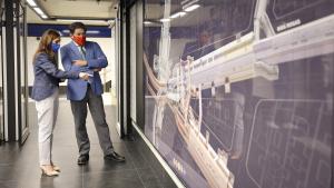 La Comunidad de Madrid culmina la reforma de la estación de Metro de Cuatro Caminos y recupera su histórico tótem David Pérez en la estación de Metro de Cuatro Caminos