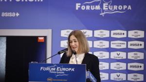 La consejera Marta Rivera durante su intervención en el acto
