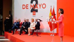 La presidenta en el atril durante su discurso