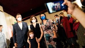 La presidenta con pacientes y familiares