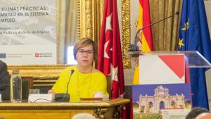 La Directora General del Servicio Público Empleo de la Comunidad  de Madrid, Belén García Díaz