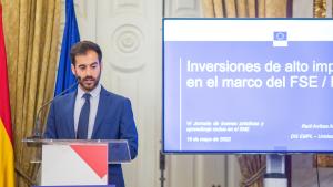 Raul Arribas Arranz en su intervención 