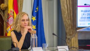 María de la O Oliveira, Directora General de Formación de la Comunidad de Madrid en la mesa de clausura