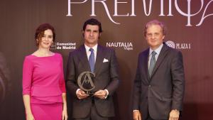 La presidenta con Morante de la Puebla en el acto
