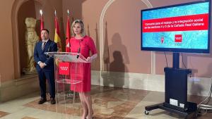 La consejera Paloma Martín exponiendo sus argumentos en el encuentro