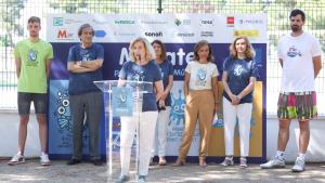 Concepción Dancausa durante su intervención en la presentación de la campaña de información y sensibilización Mójate por la EM