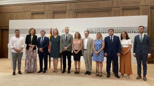 La consejera Paloma Martín durante el encuentro