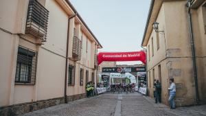Imagen de un momento de la carrera cicloturista 7 Picos