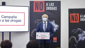 El consejero durante su intervención en el atril
