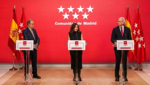 La presidenta durante la rueda de prensa tras el consejo de gobierno