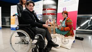 El consejero David Pérez durante la inauguración de la campaña