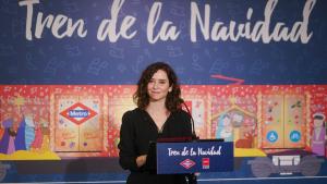 La presidenta durante su intervención en el acto