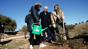 La presidenta en su visita al Arco Verde