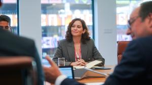 La presidenta en la reunión 