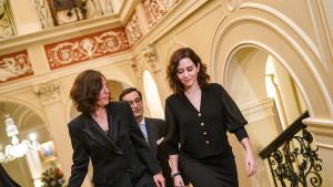 La presidenta durante su visita