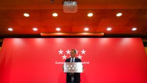 El vicepresidente durante su rueda de prensa