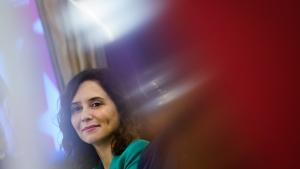 La consejera durante el acto de entrega