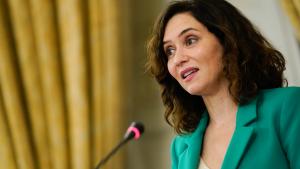 La consejera durante el acto de entrega