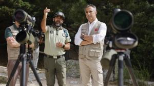 El consejero en su visita a la Sierra