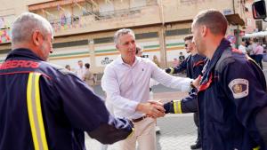 El consejero durante la visita