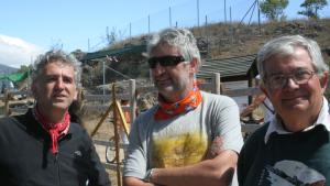 doctores Juan Luis Arsuaga, Enrique Baquedano y Alfredo Pérez-González 