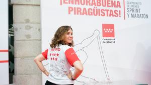 La presidenta durante el acto