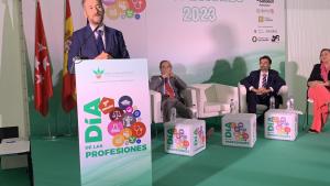 El consejero durante la celebración del acto
