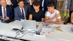 Emilio Viciana en un taller organizado por la Escuela de Ingeniería y Sistemas de Telecomunicación de la Universidad Politécnica de Madrid