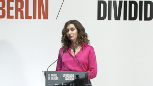 La presidenta durante su intervención
