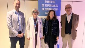 La consejera Fátima Matute durante el Encuentro de Responsables de Comunicación Sanitaria