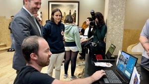 El consejero Mariano de Paco en la V Game Jam Madrid Crea