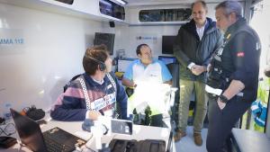 La Comunidad de Madrid supervisa el operativo de seguridad y telemedicina en San Sebastián de los Reyes para sus encierros de invierno Miguel López-Valverde supervisa el operativo especial de seguridad y telemedicina en San Sebastián de los Reyes