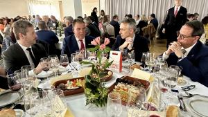 El consejero Carlos Novillo durante la clausura de la V edición de la Ruta del Garbanzo Madrileño