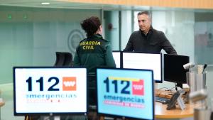La Comunidad de Madrid atendió 240.000 llamadas más al teléfono 112 en su Centro de Emergencias durante 2023 Carlos Novillo en un momento de su visita a la sede de ASEM112