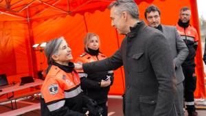 La Comunidad de Madrid atendió 240.000 llamadas más al teléfono 112 en su Centro de Emergencias durante 2023 Carlos Novillo en un momento de su visita a la sede de ASEM112