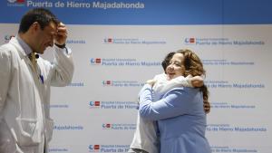 La consejera Fátima Matute en el Hospital Puerta de Hierro