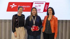 La Comunidad de Madrid, en la entrega de los galardones de Fundación Cepsa a entidades sociales que han ayudado a 90.000 personas La consejera Ana Dávila en los Premios al Valor Social 2023