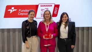 La Comunidad de Madrid, en la entrega de los galardones de Fundación Cepsa a entidades sociales que han ayudado a 90.000 personas La consejera Ana Dávila en los Premios al Valor Social 2023