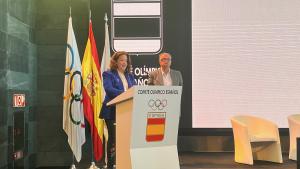La consejera Fátima Matute en el Comité Olímpico Español